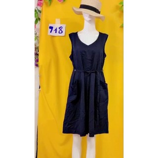 đầm suông cột eo size M/L. S718