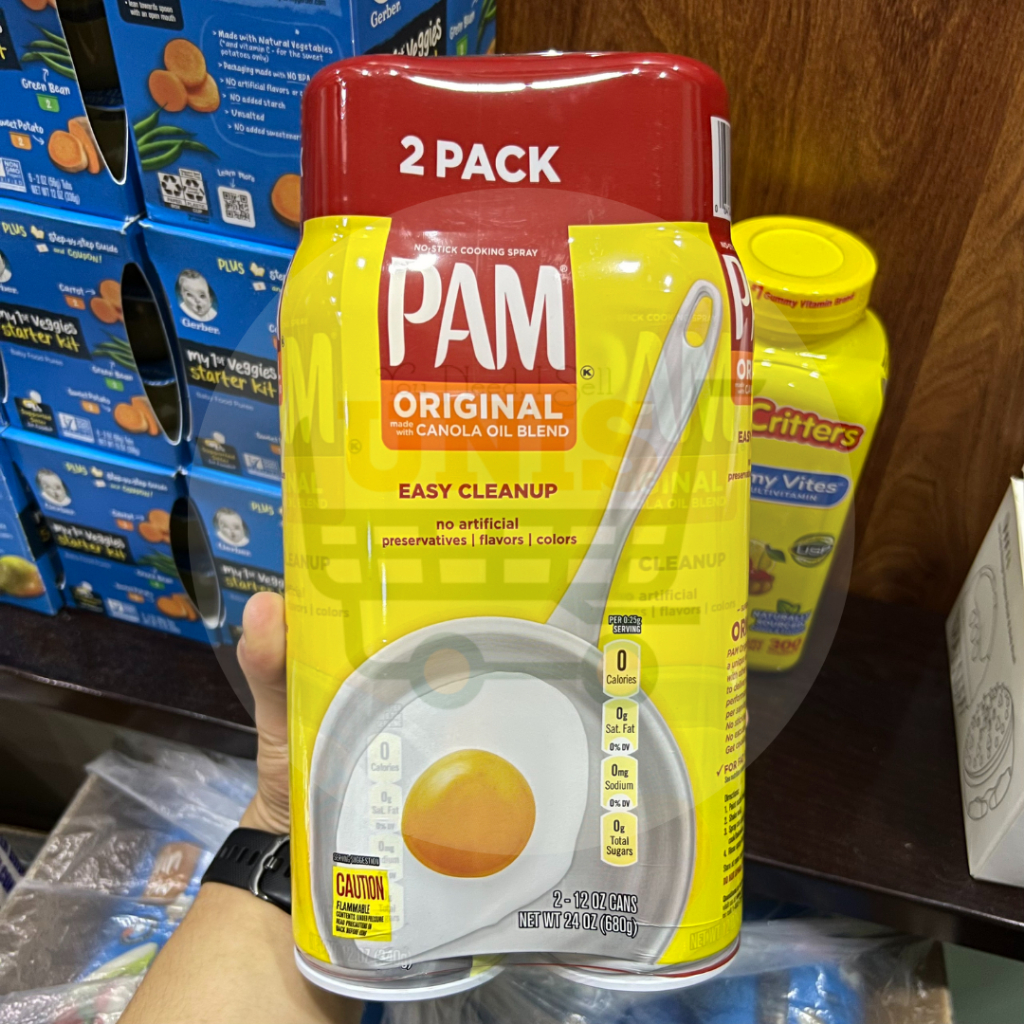 Dầu Ăn Kiêng, Keto, Eat Clean, Dầu Ăn 0 Calo Dạng Xịt PAM 12oz