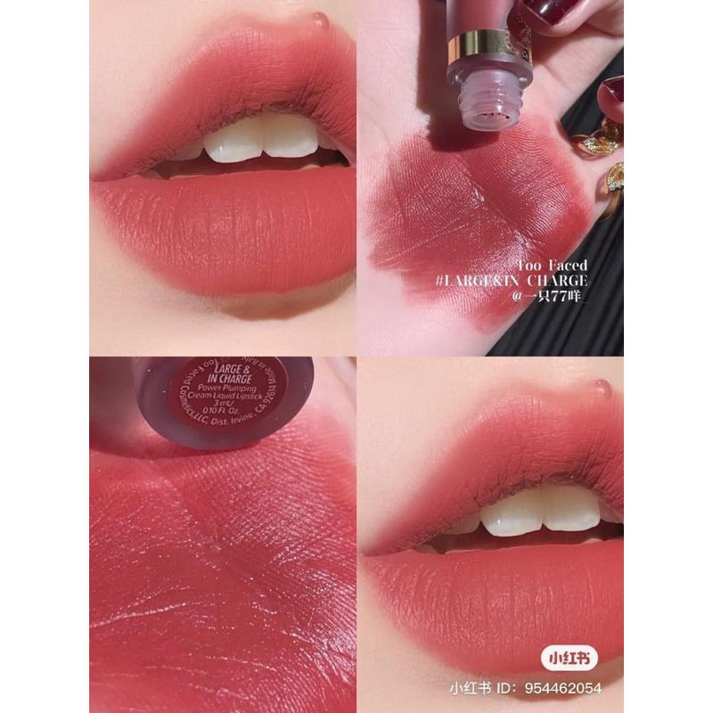 Son kem Too faced Lip Injection màu Large & In charge