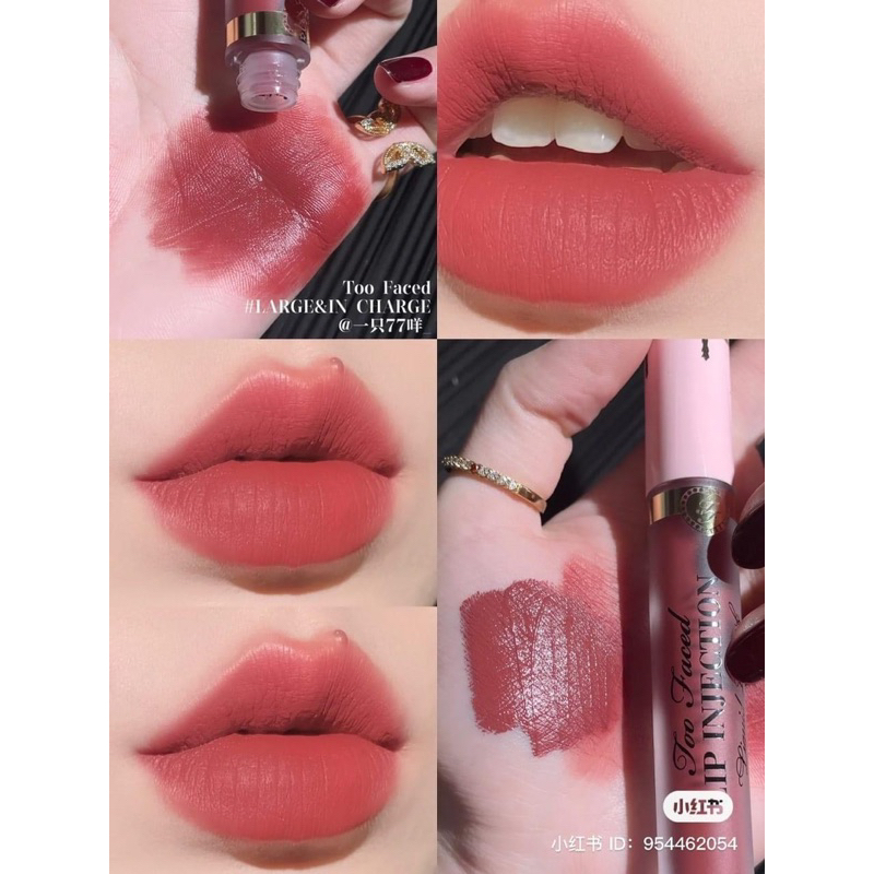 Son kem Too faced Lip Injection màu Large & In charge