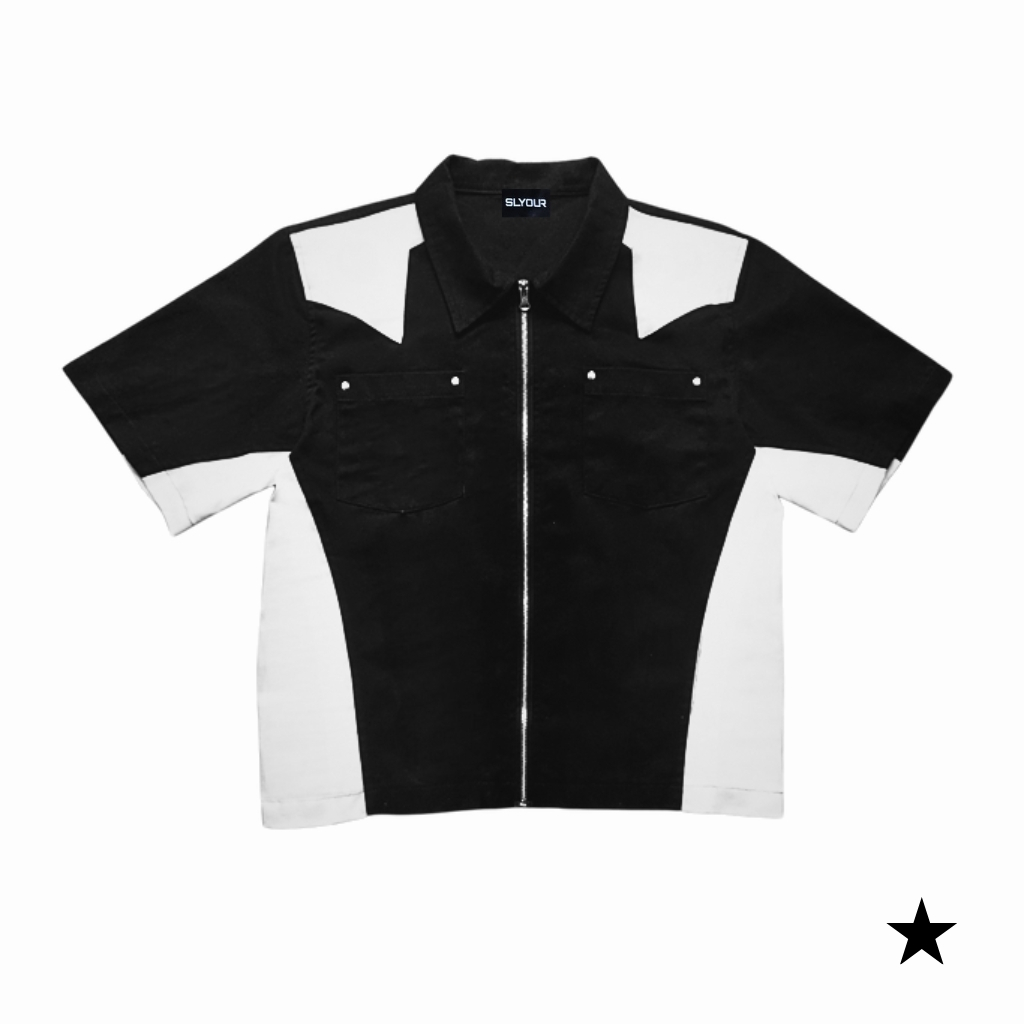 Áo sơ mi cộc tay kaki boxy SOUI - áo sơ mi unisex local brand SLYOUR