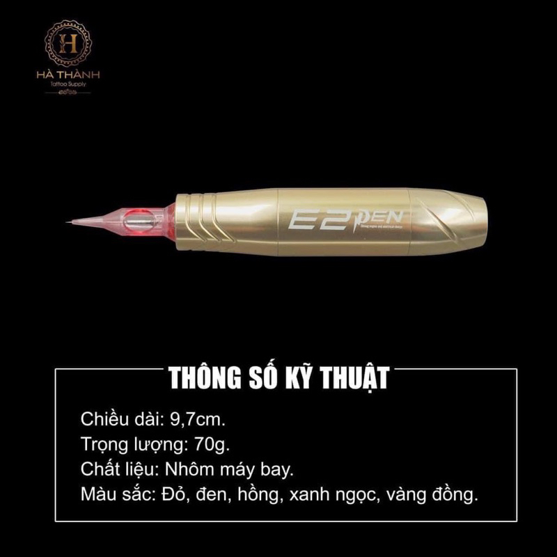 Máy pen E2 mini siêu nhỏ phun xăm