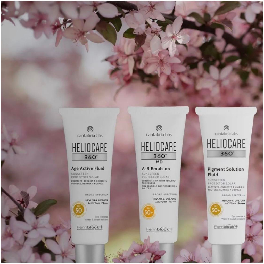 Kem chống nắng Heliocare 360° Water Gel/Mineral Tolerance/Pigment/ AR SPF50+ 50ml full size