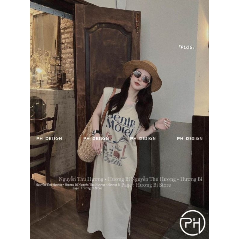 Váy suông hình chữ ngực