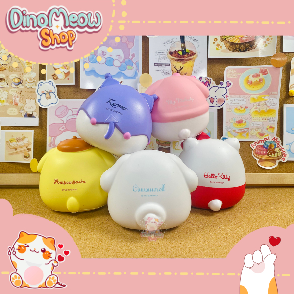 Squishy Cinnamoroll, Pompompurin, Kitty tròn ú, chính hãng dễ thương
