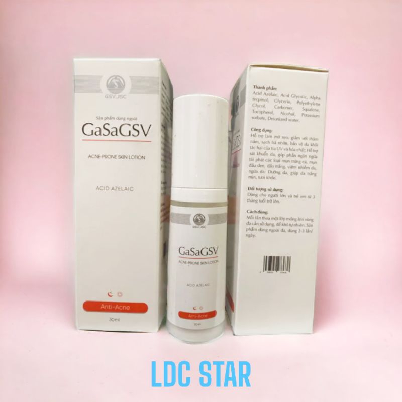 (DATE MỚI - CHÍNH HÃNG) GASAGSV – LOTION NGỪA MỤN, DƯỠNG DA KHỎE ĐẸP