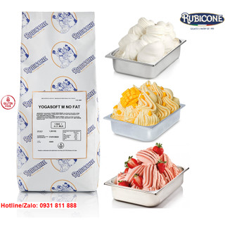 Rubicone YogaSoft M No Fat - Bột làm kem tươi, gelato vị Sữa chua