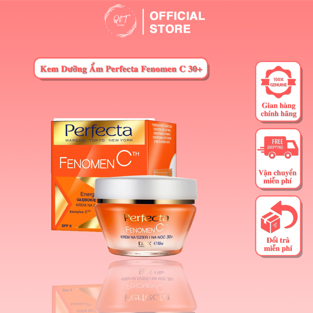 Kem Dưỡng Ẩm Perfecta Fenomen C 30+ - Kem Dưỡng QT STORE Thải Độc Trắng Da Giúp Gia Tăng Độ Đàn Hồi Da Và Săn Chắc Da