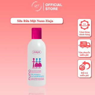  Sữa Rửa Mặt Nuno Ziaja - Sữa Rửa Mặt QT STORE Giúp Da Trở Nên Mịn Màng Tươi Sáng & Đều Màu Mờ Vết Thâm Trên Da 