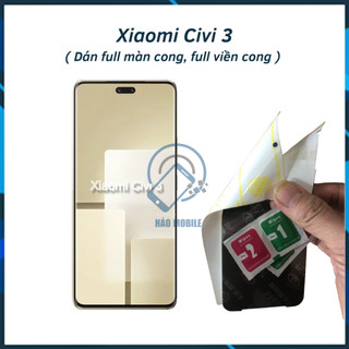 Miếng dán dẻo PPF cho Xiaom Civi 3 dán full màn cong