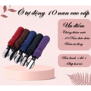 Ô tự gấp Nhật Bấm 1 nhát ô mở to luôn (116cm liền) Bấm thêm 1 nhát nữa ô cụp luôn (gd quý nhi)