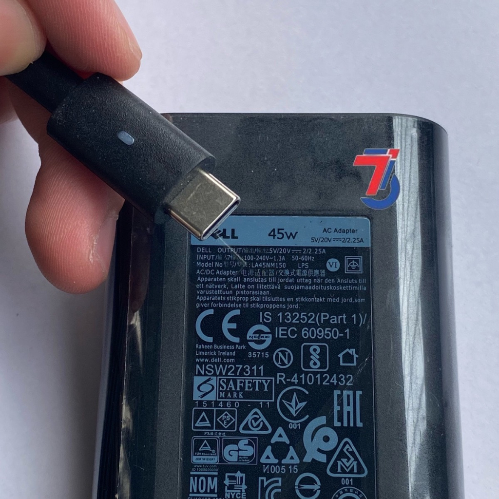 Sạc Laptop3T DELL 19V-3.34A 65W ; 19V-6.7A 130W  bản OVAL Chân Type-c Loại Tốt Bảo Hành 12 Tháng New 2023