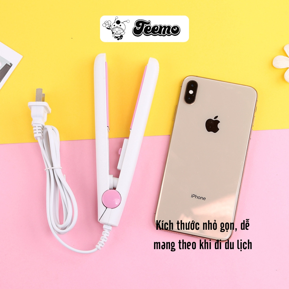 Máy duỗi tóc mini nhiều mẫu cute - Uốn tóc mái bay - Máy dập xù, bấm phồng chân tóc du lịch