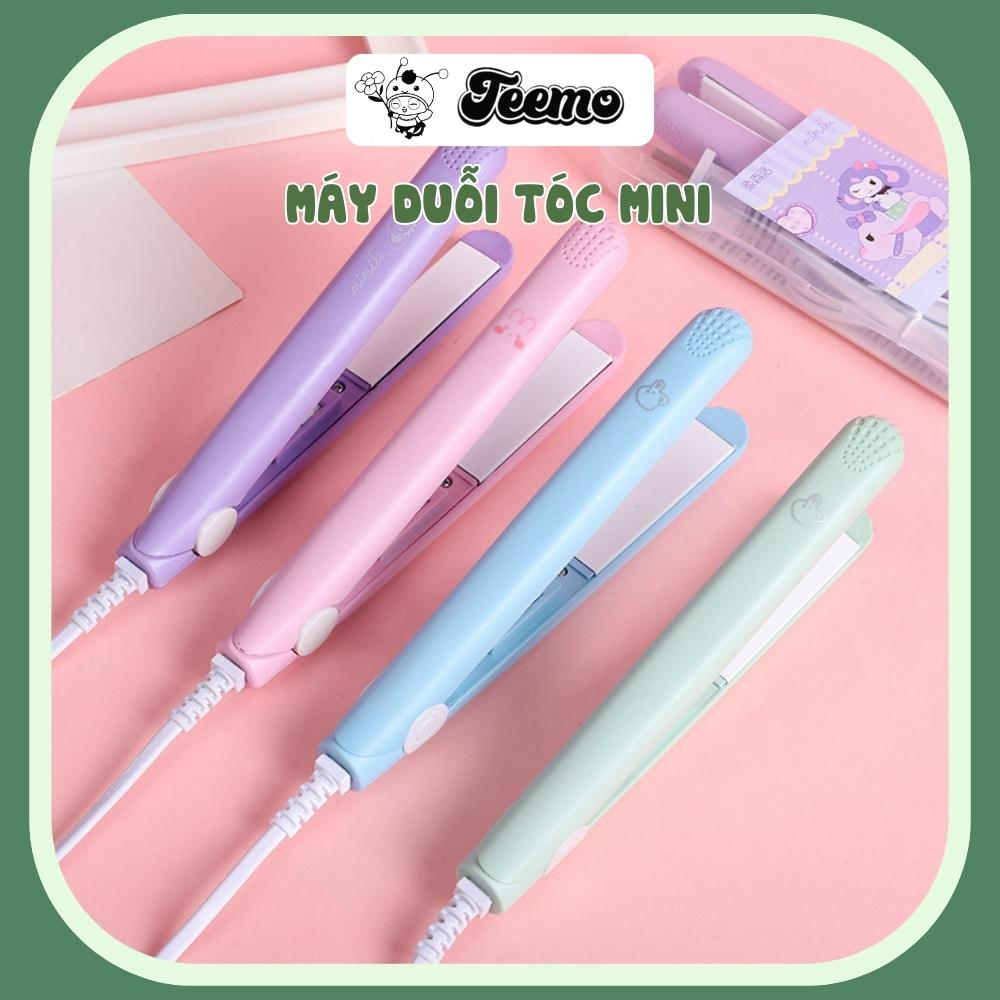 Máy duỗi tóc mini nhiều mẫu cute - Uốn tóc mái bay - Máy dập xù, bấm phồng chân tóc du lịch