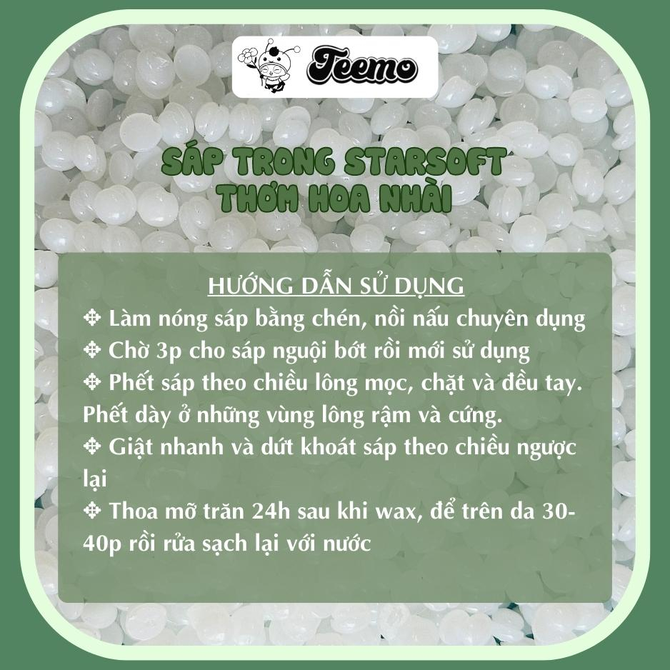 Sáp vụn nhuyễn wax lông nóng dừa, trong, nhũ mix đủ màu tan nhanh tặng kèm que gỗ