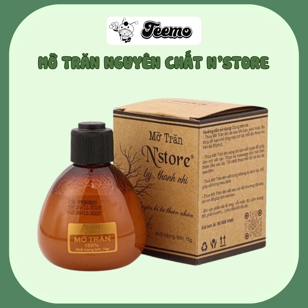 Mỡ trăn nguyên chất N'store triệt lông, mờ rạn da, dịu vết bỏng lành tính tại nhà 75gr