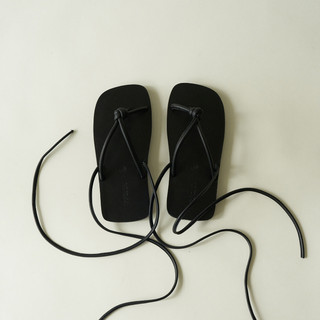 Nút+ sandals waa. - dép nút cột dây da bò