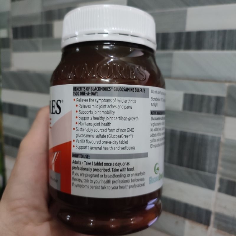 Date 2026-Viên bổ xương Blackmores Glucosamine 1500mg