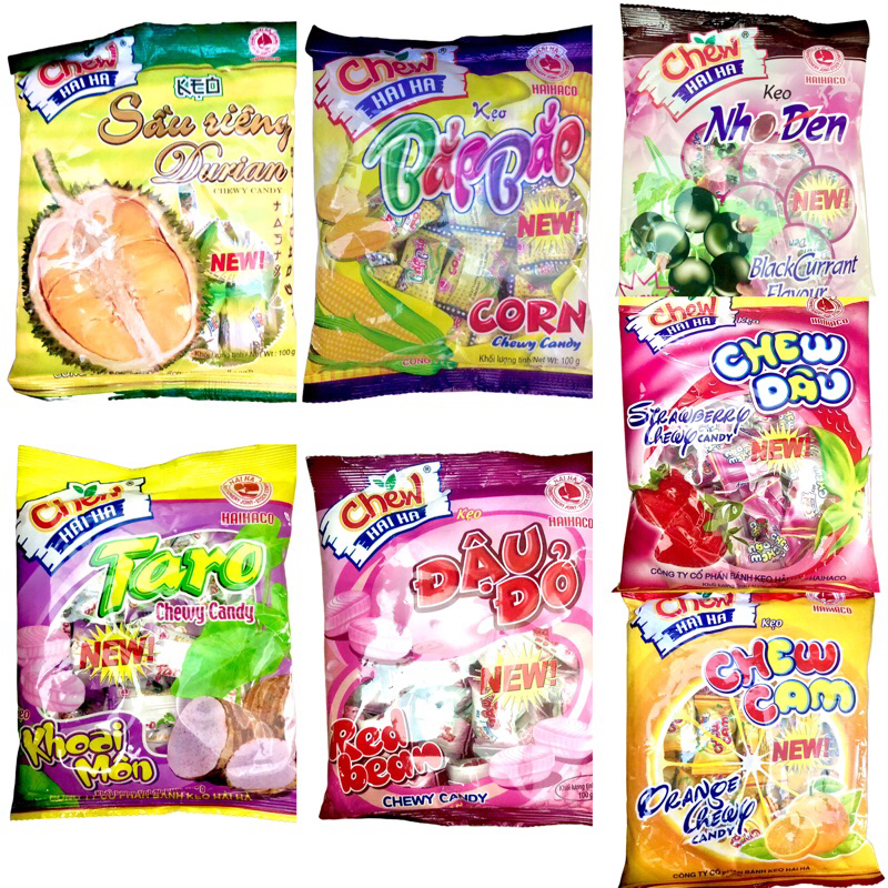 Kẹo trái cây mềm Chew Hải Hà 100g