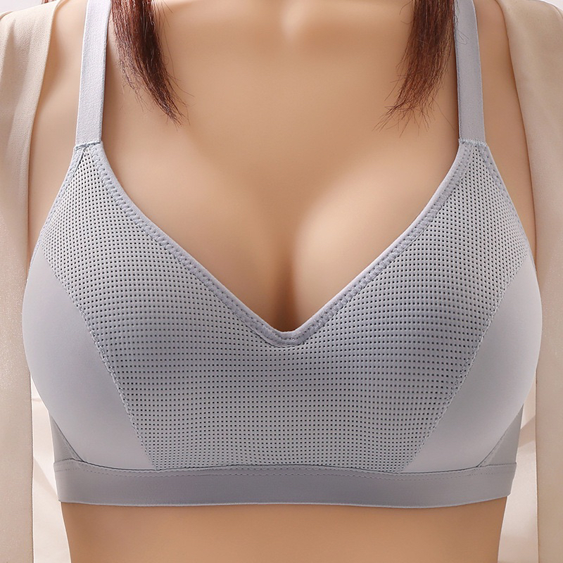 Áo Lót Su Đệm Mỏng Không Gọng Thông Hơi Mềm Mát Ôm Gọn Ngực 718