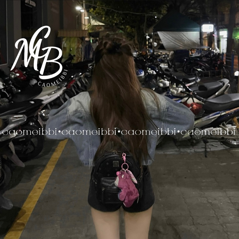 CAOMEIBBI - ÁO KHOÁC JEANS DÁNG NGẮN TAY DÀI. | BigBuy360 - bigbuy360.vn