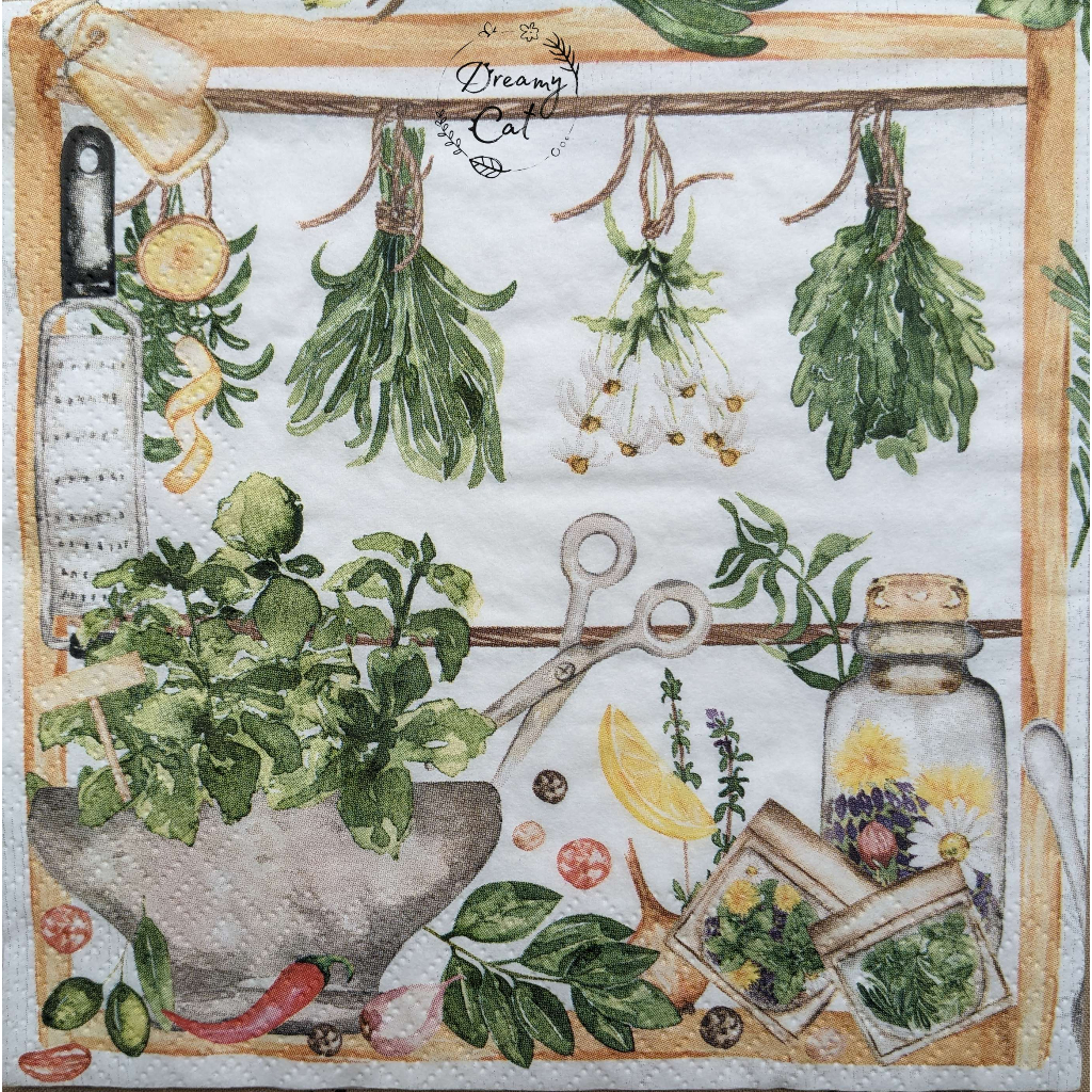 Khăn giấy in hình trang trí - Decoupage napkin - NAP-33-319