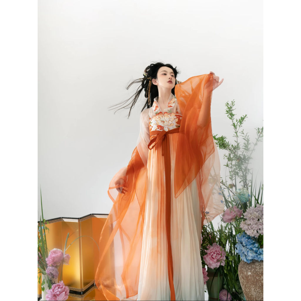 ( Quất Hương - Mộng Tự Thịnh ) Hán phục thời Nam Bắc triều tay to dành cho các bạn nữ.