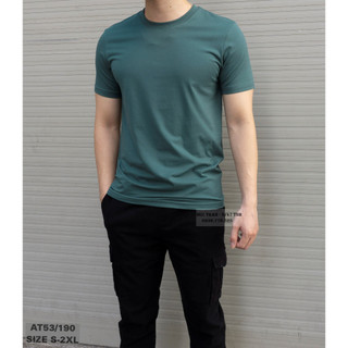 Áo thun cổ tròn trơn basic - Chất cotton co giãn 4 chiều, thoáng mát, form slimfit vs nhiều màu basic dễ mix!