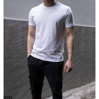 Áo thun cổ tròn trơn basic - Chất cotton co giãn 4 chiều, thoáng mát, form slimfit vs nhiều màu basic dễ mix!