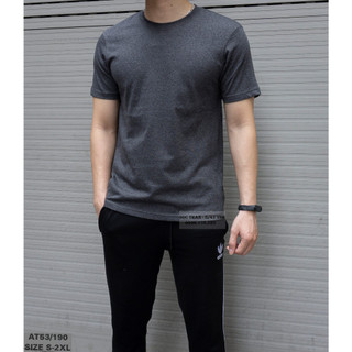 Áo thun cổ tròn trơn basic - Chất cotton co giãn 4 chiều, thoáng mát, form slimfit vs nhiều màu basic dễ mix!