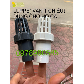 Luppe u-pvc - van 1 chiều dùng cho hồ tràn trên dấu bơm ống 20mm 25mm