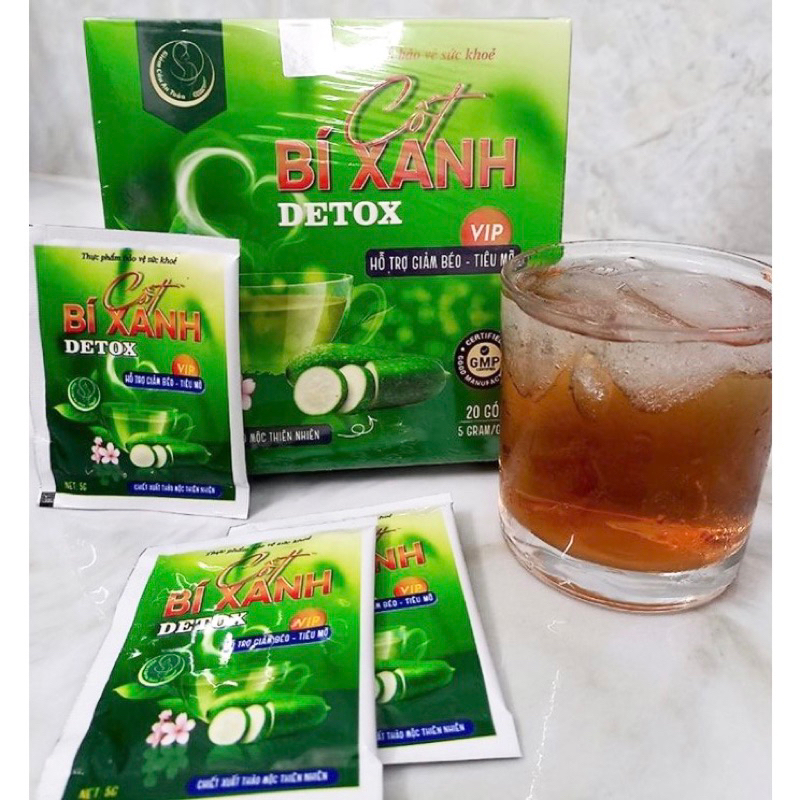 (Tách lẻ 1 gói) Bí Xanh Giảm Cân Detox VIP