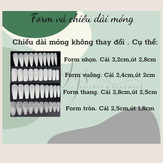 Móng úp thiết kế theo mẫu