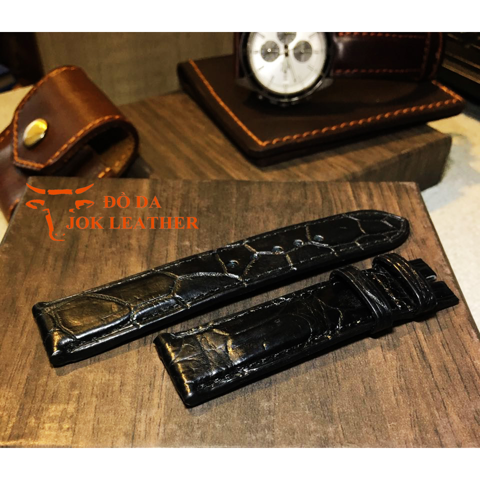 Dây Đồng Hồ Da Cá Sấu