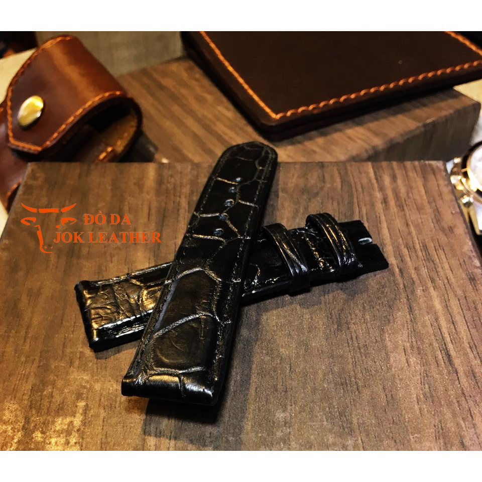 Dây Đồng Hồ Da Cá Sấu