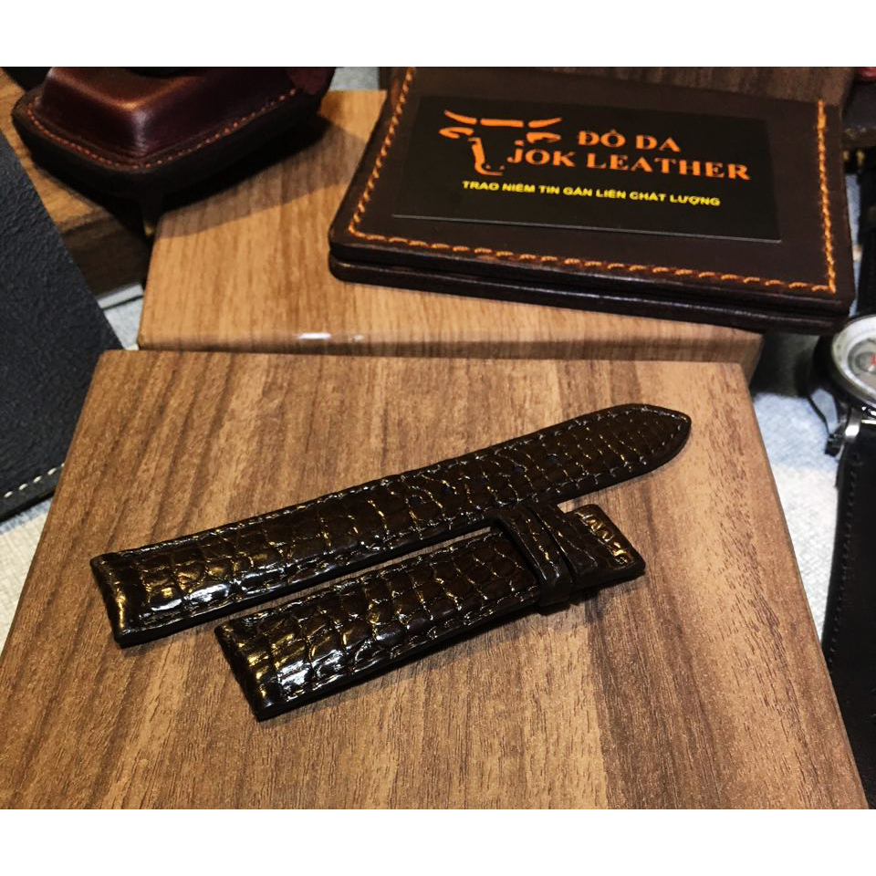 Dây Đồng Hồ Da Cá Sấu