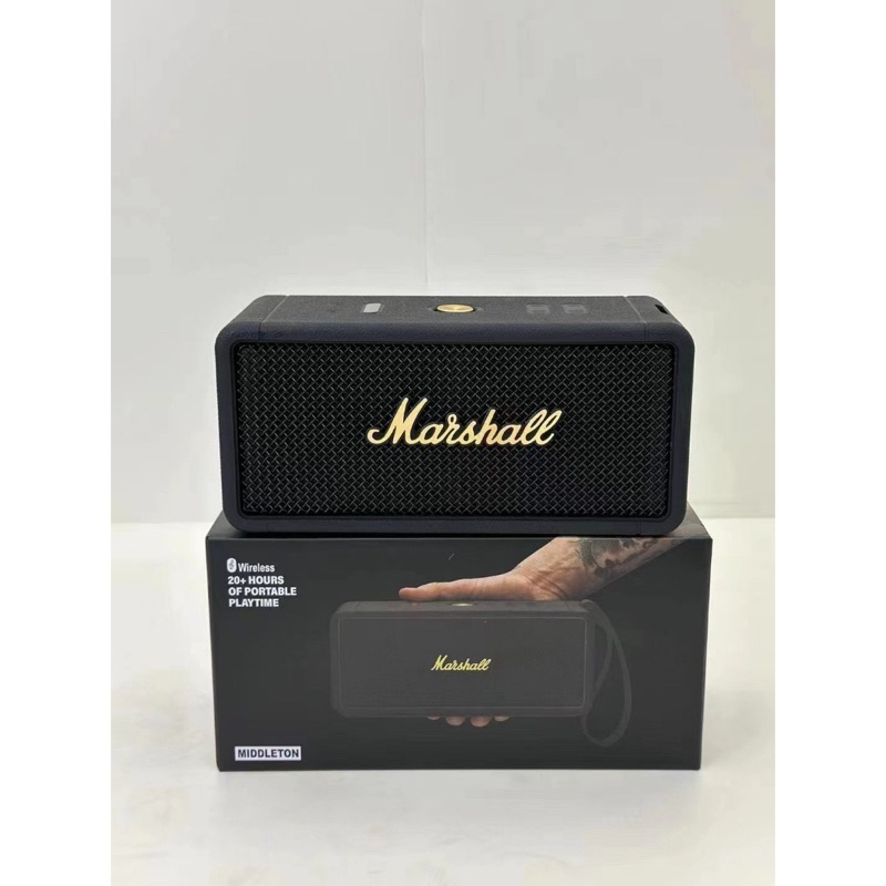 Loa Marshall Middleton M3 50w Pin Sử Dụng 20 giờ, Chống Nước IPX7