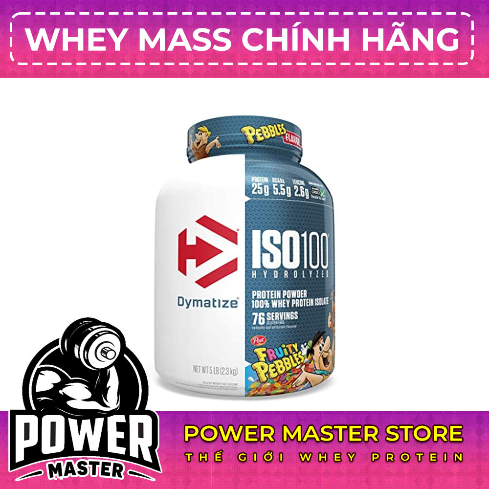 DYMATIZE ISO100 WHEY- SỮA TĂNG CƠ ISO100 BỔ SUNG PROTEIN TINH KHIẾT THỦY PHÂN 100% HỖ TRỢ PHÁT TRIỂN