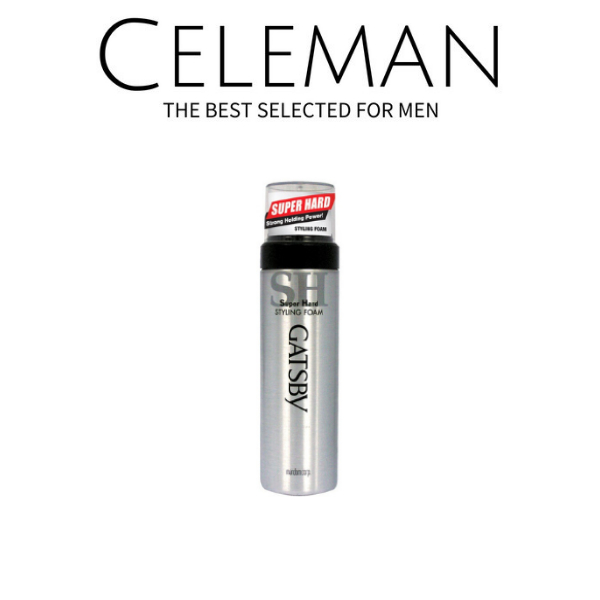 [CHÍNH HÃNG] Bọt tạo kiểu tóc Gatsby Styling Foam - Super Hard  - Celeman