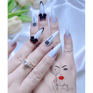 Bộ 24 móng nails thiết kế ảnh 9 chủ chụp