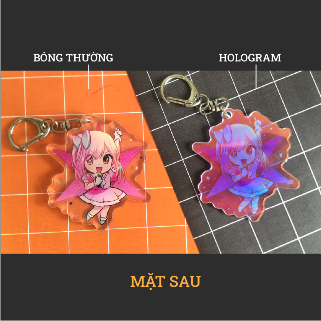 Standee Mini Honkai Star Rail Standee Anime Manga Acrylic 3cm Mẫu 2 Dễ Thương Lấp Lánh Hologram