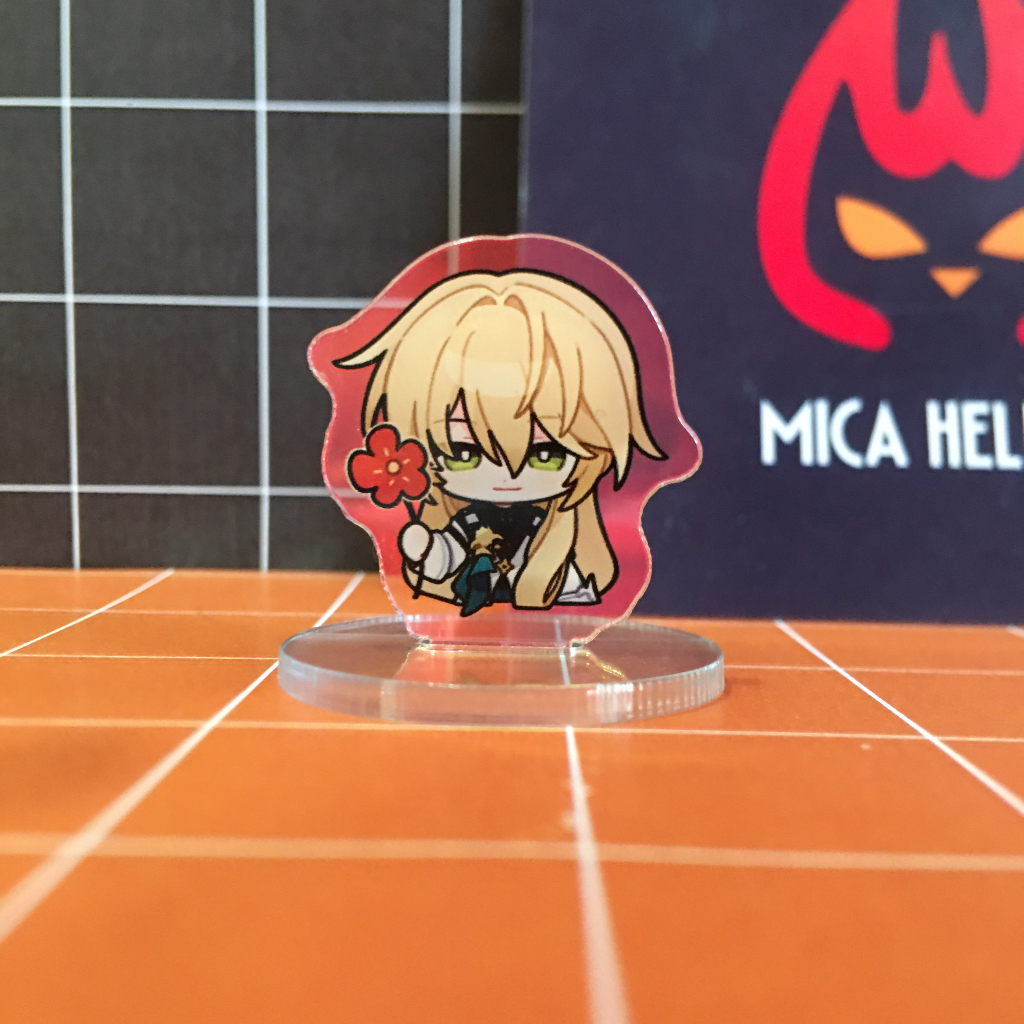 Standee Mini Honkai Star Rail Standee Anime Manga Acrylic 3cm Mẫu 2 Dễ Thương Lấp Lánh Hologram