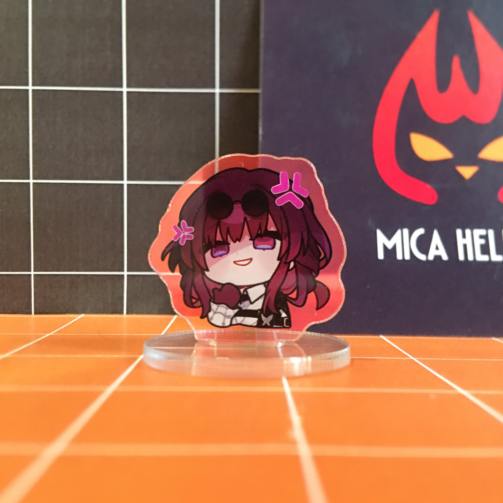 Standee Mini Honkai Star Rail Standee Anime Manga Acrylic 3cm Mẫu 2 Dễ Thương Lấp Lánh Hologram