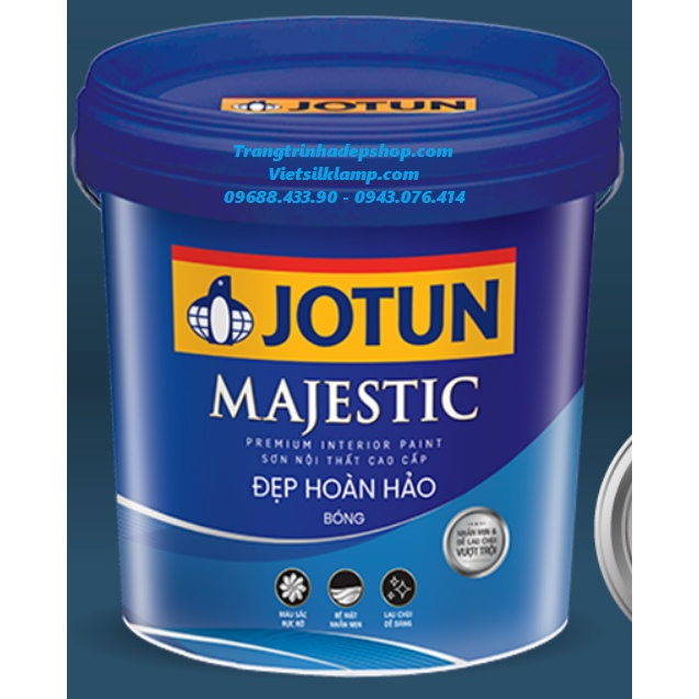 Sơn màu nội thất - Sơn JOTUN MAJESTIC ĐẸP HOÀN HẢO BÓNG (Mới) (15L)