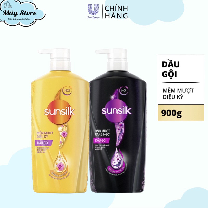 Dầu Gội Sunsilk 900g Mềm Mượt Dịu Kỳ/ Óng Mượt Rạng Ngời