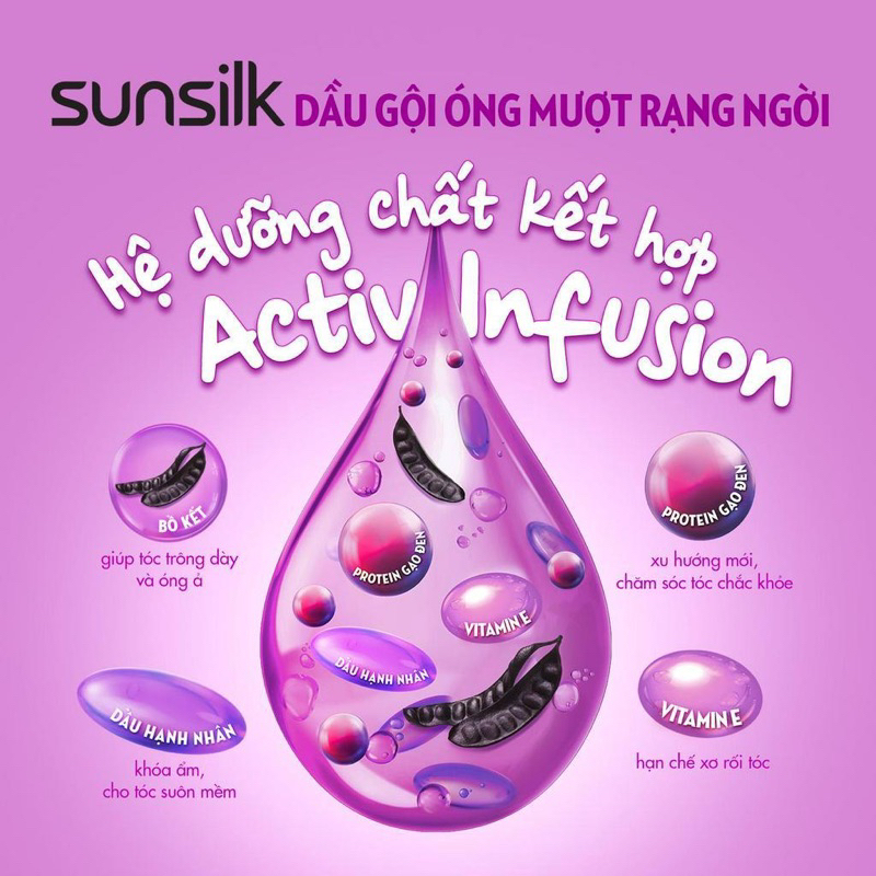 Dầu Gội Sunsilk 900g Mềm Mượt Dịu Kỳ/ Óng Mượt Rạng Ngời