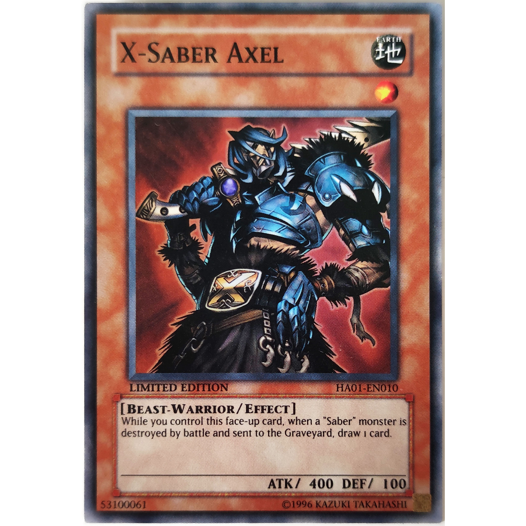 [Thẻ Yugioh] X-Saber Axel |EN| Super Rare