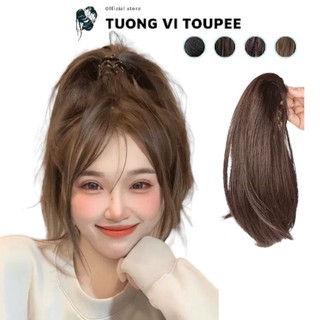 Tóc giả ngoặm mini cúp ngắn 30cm phong cách năng động trẻ trung
