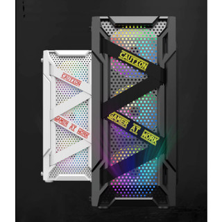 Vỏ case máy tính đẹp Titan Pro (No Fan / Black / White / ATX / MATX / ITX) , Mã :ND01