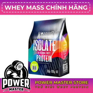Sữa tăng cơ tinh khiết warrior isolate whey protein, 0 đường, hương vị trái cây - 500 grams